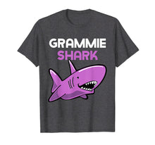 Load image into Gallery viewer, Grammie Shark Funny Family Gift Mother&#39;s Day T-Shirt
