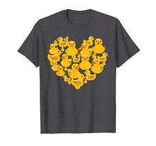 Load image into Gallery viewer, Rubber Duck Shirt Love &amp; Heart for Men &amp; Women as Quack Gift
