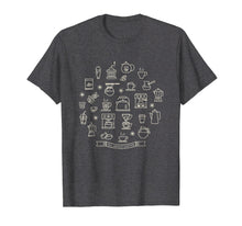 Load image into Gallery viewer, Barista Coffee Tools T Shirt Cool Gift For Barista
