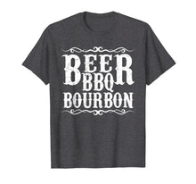 Load image into Gallery viewer, Beer Bourbon BBQ Shirt Funny Whiskey Grilling Dad Gift Idea
