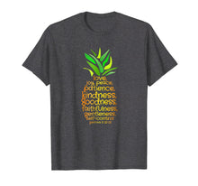 Load image into Gallery viewer, Pineapple Shirt Bible Fruit Of The Spirit Love Joy Peace Tee
