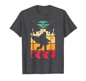 Bigfoot Shirt Surfing Surf Retro Vintage Men Women Kids Gift