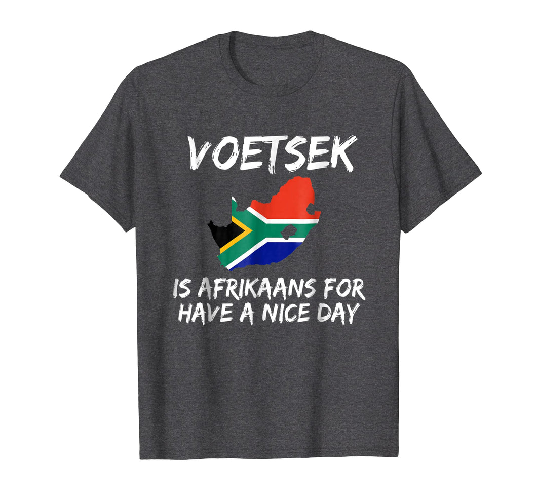 Voetsek funny t-shirt for South African expats