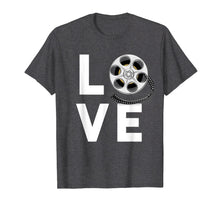 Load image into Gallery viewer, I Love Movies T-Shirt Gifts for Film Lovers, Students &amp; Fans
