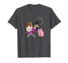 Load image into Gallery viewer, Mabel and Waddles Grappling Hook Mystery of Gravity T-Shirt
