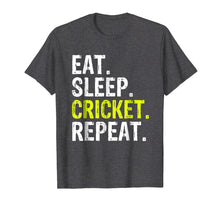 Load image into Gallery viewer, Eat Sleep Cricket Repeat Gift Sports T-Shirt
