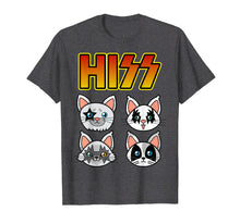 Load image into Gallery viewer, HISS Cute Funny Cat Kitten Cat Rock n Roll Band T Shirt Gift
