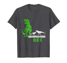 Load image into Gallery viewer, Grandpasaurus T shirt T rex Grandpa Saurus Dinosaur Men Dad
