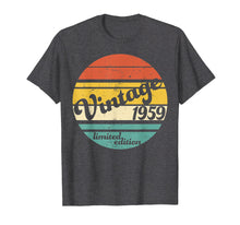 Load image into Gallery viewer, 60th Birthday Shirt Vintage 1959 Classic Funny Gift  T-Shirt
