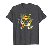 Load image into Gallery viewer, Geeky Polyhedral D20 Dice Set Plant Nerdy T-Shirt
