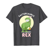 Load image into Gallery viewer, Eastersaurus Rex T-Shirt Easter Bunny Dinosaur Tee Dino Gift
