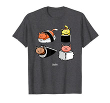 Load image into Gallery viewer, Kawaii Sushi Cat Lover Cat Themed Funny Cat Humor Tshirt
