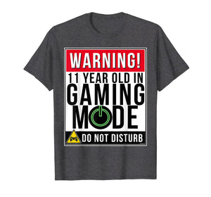 11th Birthday T-Shirt 11 Year Old Gamer