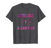 Load image into Gallery viewer, Blessed in Spanish Bendecida Christian Gift T-shirt
