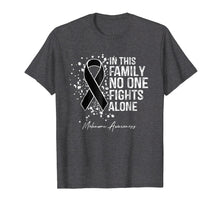 Load image into Gallery viewer, In This Family No One Fights Alone Shirt Melanoma Awareness
