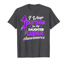 Load image into Gallery viewer, I Wear Purple For My Daughter T Shirt Lupus Awareness Shirt
