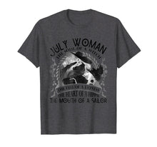 Load image into Gallery viewer, July Woman The Soul Of A Witch T-shirt Cancer Pride
