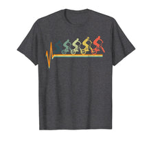 Load image into Gallery viewer, BMX T-Shirt Heartbeat Tshirt Biker Stunt Tee Love Gift
