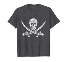 Load image into Gallery viewer, Jolly Roger Skull and Cutlasses Pirate Flag T-Shirt
