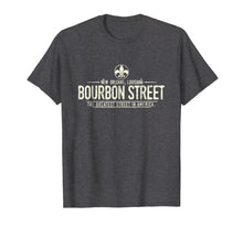 Load image into Gallery viewer, Bourbon Street New Orleans Louisiana Distressed T-Shirt

