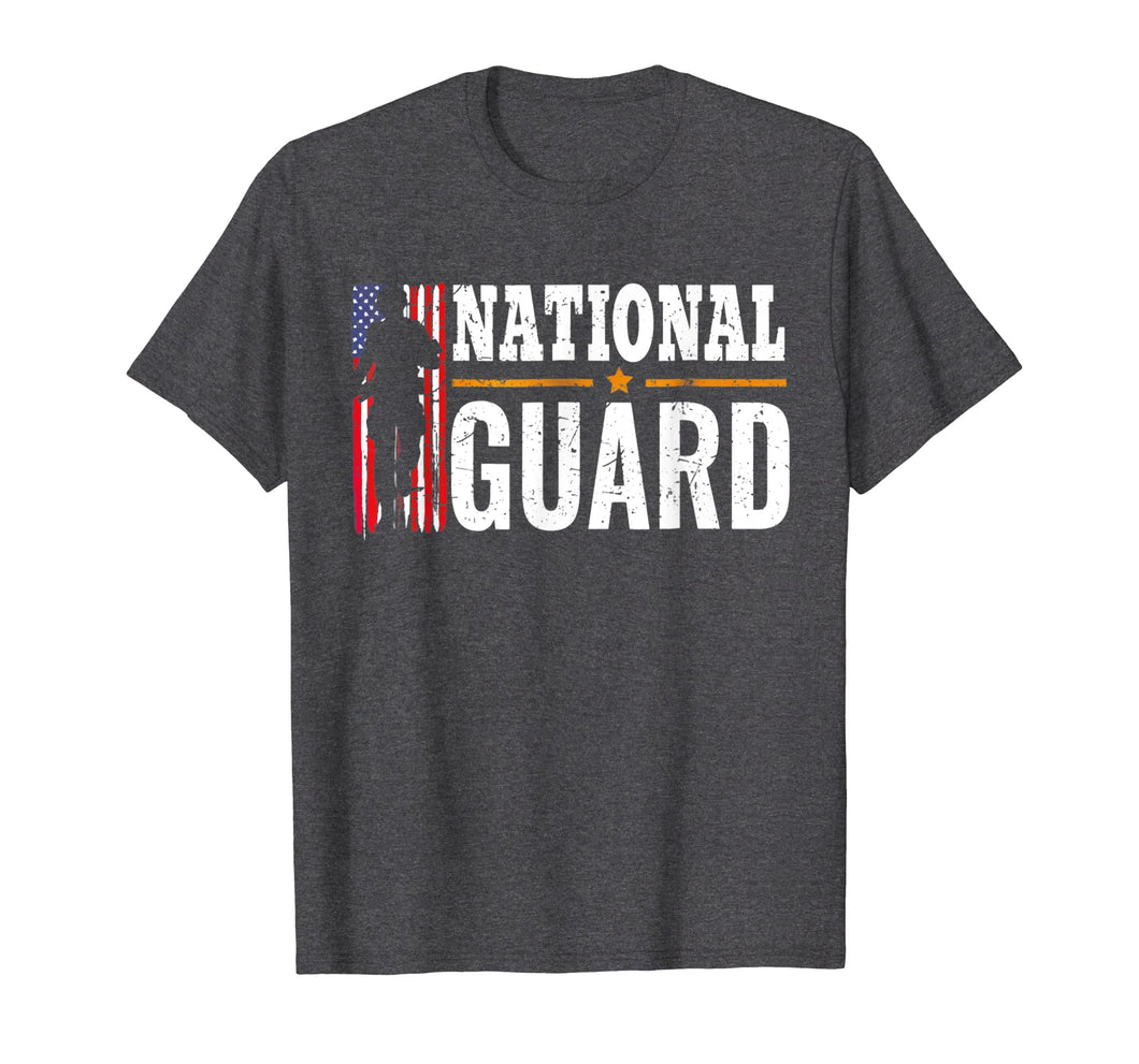 National Guard American Flag Proud Patriotic Gift T-Shirt