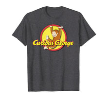 Load image into Gallery viewer, Curious George Playfully Swinging Circle Logo Graphic Tee
