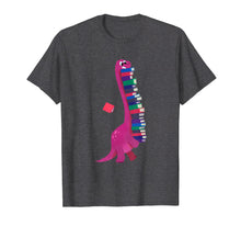 Load image into Gallery viewer, Cute Dinosaur Books T-Shirt
