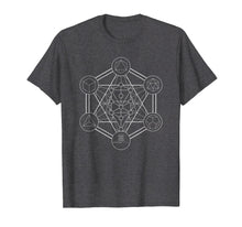 Load image into Gallery viewer, Metatrons Cube/ Tree of Life Sacred Geometry Shirt
