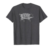 Load image into Gallery viewer, Pork Cuts Of Meat Chef BBQ T-Shirt Dad Cook Gift
