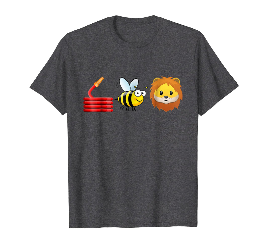 Funny animal joke shirt Pun Tee- Hoes bee Lion Shirt