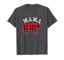 Load image into Gallery viewer, Red Plaid Mama Bear Matching Buffalo Pajama Shirt
