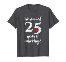 Load image into Gallery viewer, 25th Wedding Anniversary T-Shirt Funny Gift For Couples
