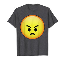 Load image into Gallery viewer, HD Emoji Angry Face Shirt - Grumpy Emoticon Tee - Mad Emotag
