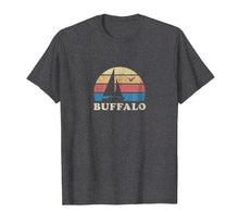 Load image into Gallery viewer, Buffalo NY T-Shirt Vintage Sailboat 70s Throwback Sunset Tee
