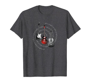Electric Guitars Themed T-Shirt