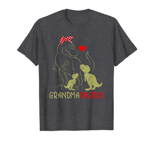 Grandmasaurus T Shirt T Rex Grandma Saurus Dinosaur Women Mo