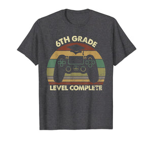 6th Grade Level Complete Game Controller Graduation Tshirt