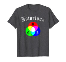 Load image into Gallery viewer, Color Wheel Shirt - Notorious RGB Tee - RGB not CMYK TShirt
