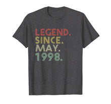 Load image into Gallery viewer, Legend Since May 1998 T Shirt 21st B-day Gift Decorations
