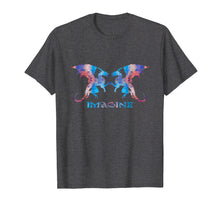 Load image into Gallery viewer, Fractal Fantasy Dragons - Imagine - T-Shirt
