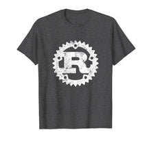 Load image into Gallery viewer, Rust Programming logo t-shirt distressed
