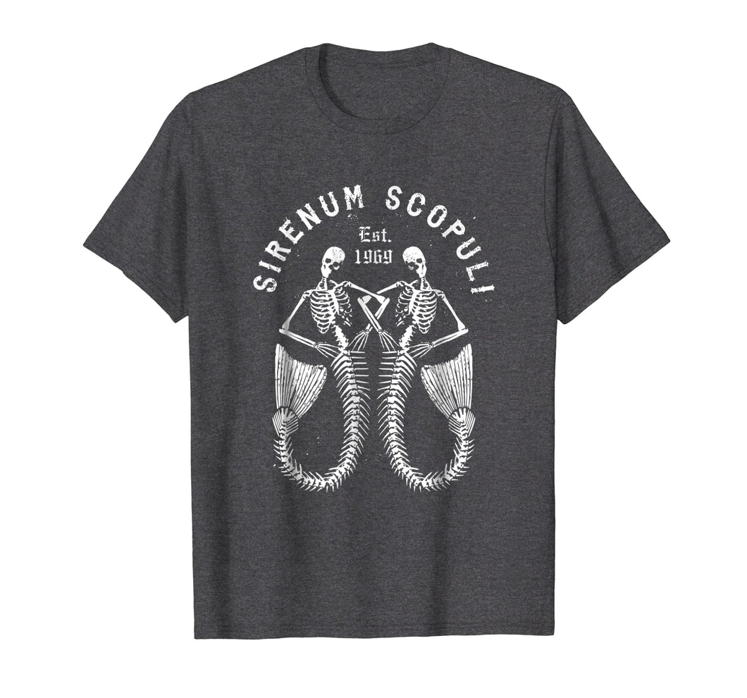 Goth Punk Siren Mermaid Skeleton Sirenum Scopuli Skull Shirt