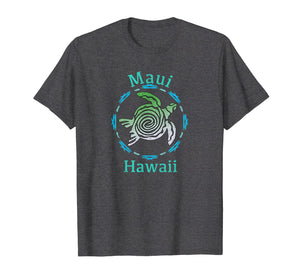 Maui T-Shirt Vintage Tribal Turtle Gift TShirt