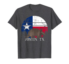 Load image into Gallery viewer, Austin TX Armadillo State Flag Texas Pride shirt T-Shirt
