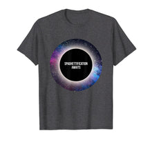 Load image into Gallery viewer, Black Hole T-shirt: Spaghettification Awaits
