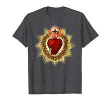 Load image into Gallery viewer, Sacred Heart of Jesus Christ Catholic Blessing Art T-Shirt
