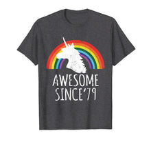 Load image into Gallery viewer, 40th Birthday 40 Years Old Unicorn Awesome Since 1979 Shirt
