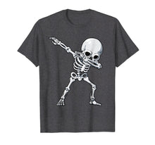 Load image into Gallery viewer, Halloween shirts for Boys Kids Dabbing Skeleton Tee Costume
