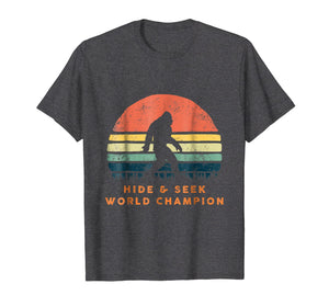 Hide and Seek World Champion T-Shirt Retro Bigfoot Vintage