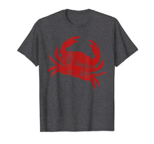 Load image into Gallery viewer, Crab Tshirt Crabs T-Shirt Lover Sea Tank Aqarium Food Gift
